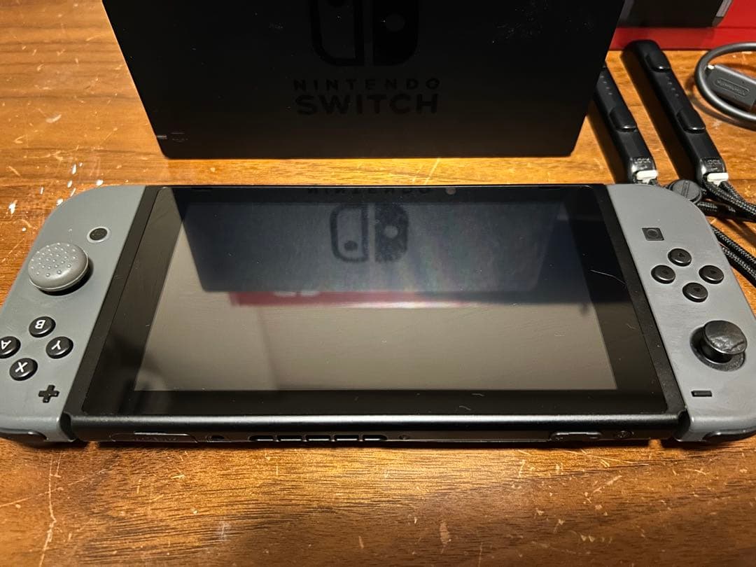 Nintendo Switch グレー　本体　動作確認済　ハードケース付き