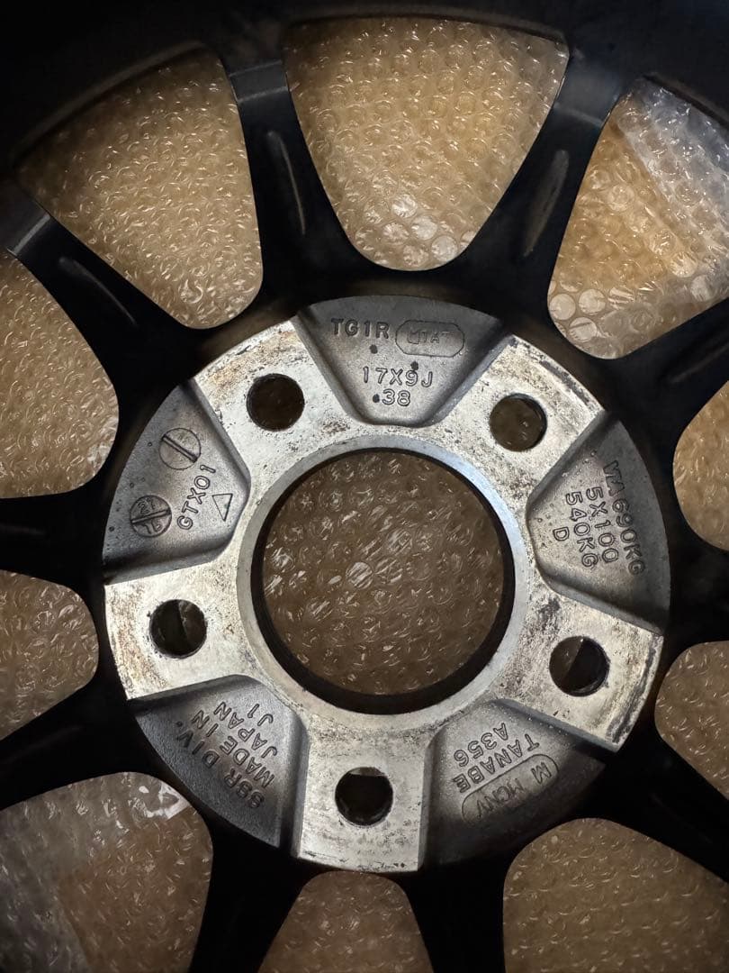 @*様 【傷多め】SSR GTX01 17インチ9j+38 8j+45 5-11