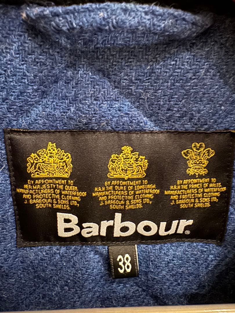 Barbourフロントジップ キルティング ライナー ベスト バブアー 英国