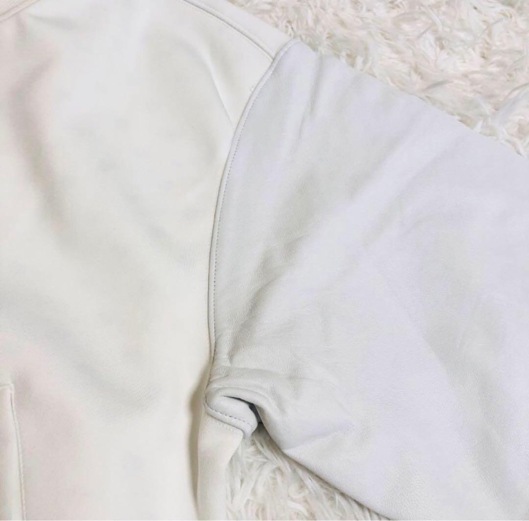 新品タグ付き　DIESEl ディーゼル ラムレザー　スタジャン　スカジャン　羊革