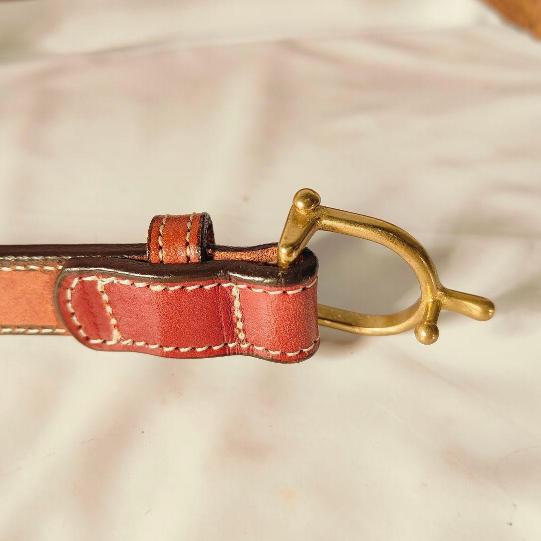 【極美品】TORY LEATHER　USA製　高級極厚イングリッシュレザーベルト