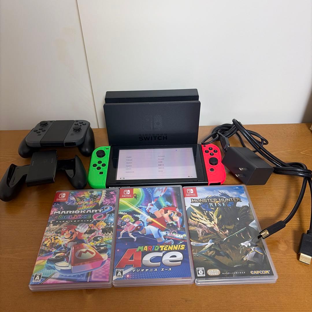 Nintendo Switch 本体セット　ソフト付き