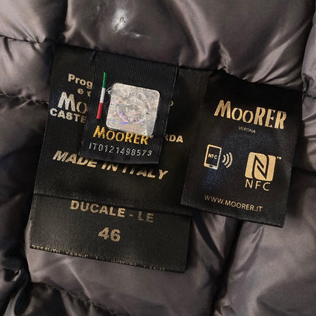 【美品】MOORER DUCALE-LE ウールカシミヤ ダウンチェスターコート