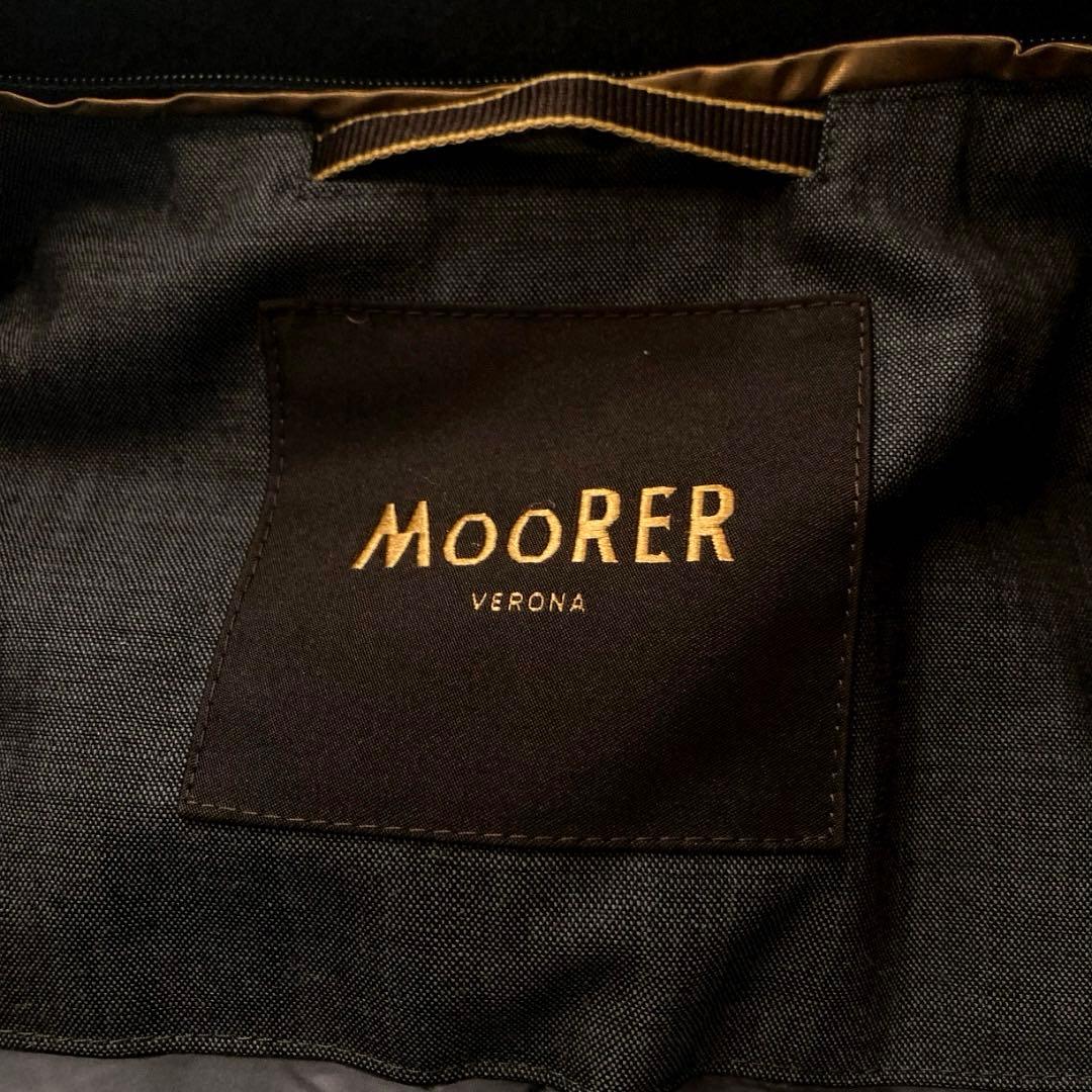 【美品】MOORER DUCALE-LE ウールカシミヤ ダウンチェスターコート