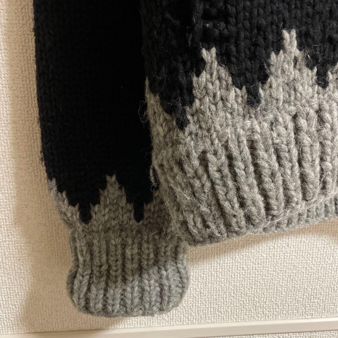 [美品]HERMAN Ron herman ロンハーマン カウチンニット 黒