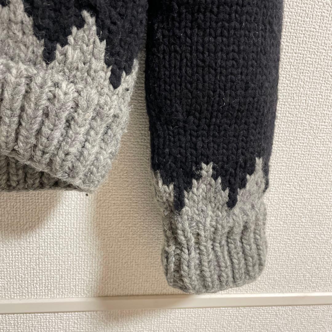 [美品]HERMAN Ron herman ロンハーマン カウチンニット 黒