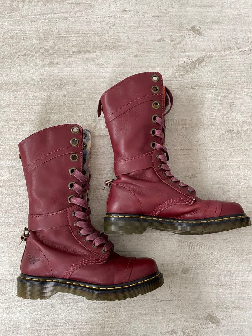 Dr.Martens ドクターマーチン ブーツ 箱有 チェリーレッド