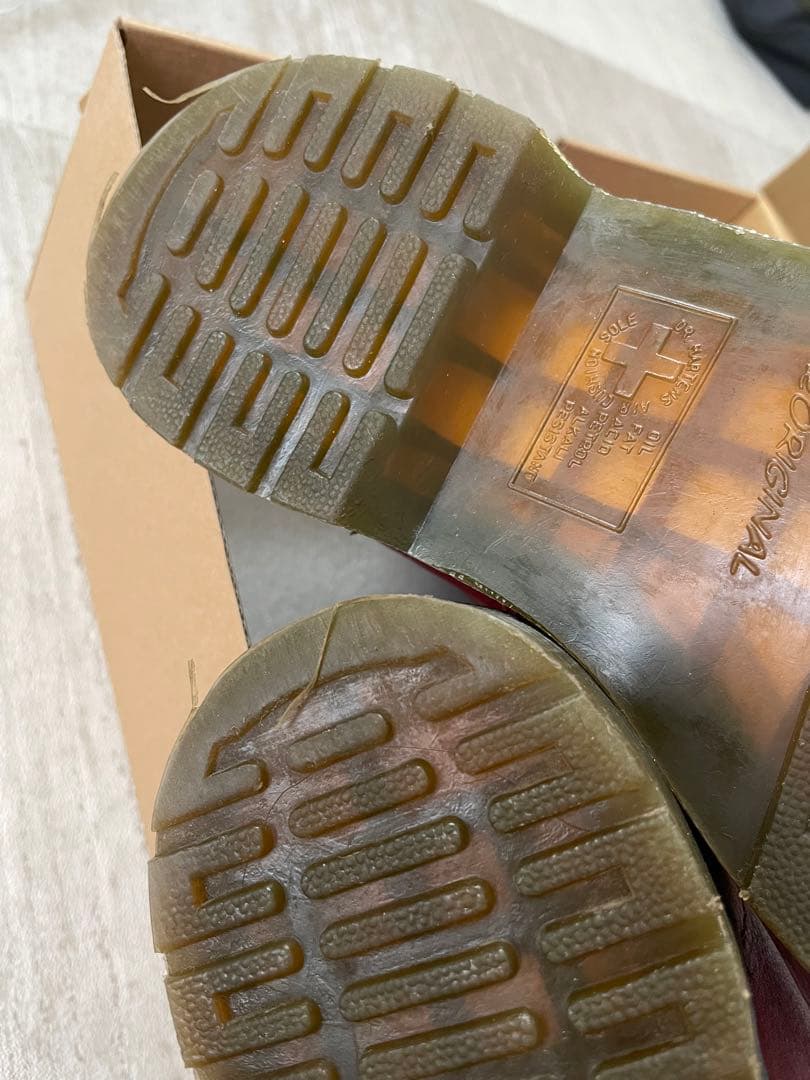 Dr.Martens ドクターマーチン ブーツ 箱有 チェリーレッド