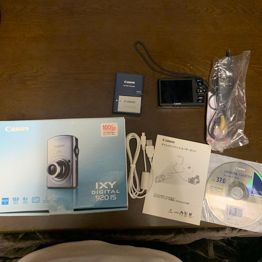 Canon IXY DIGITAL 920IS 本体と付属品