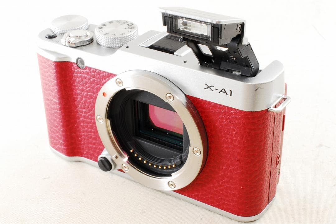 ■ 超美級 ■ FUJIFILM 富士フィルム X-A1 ボディ レッド