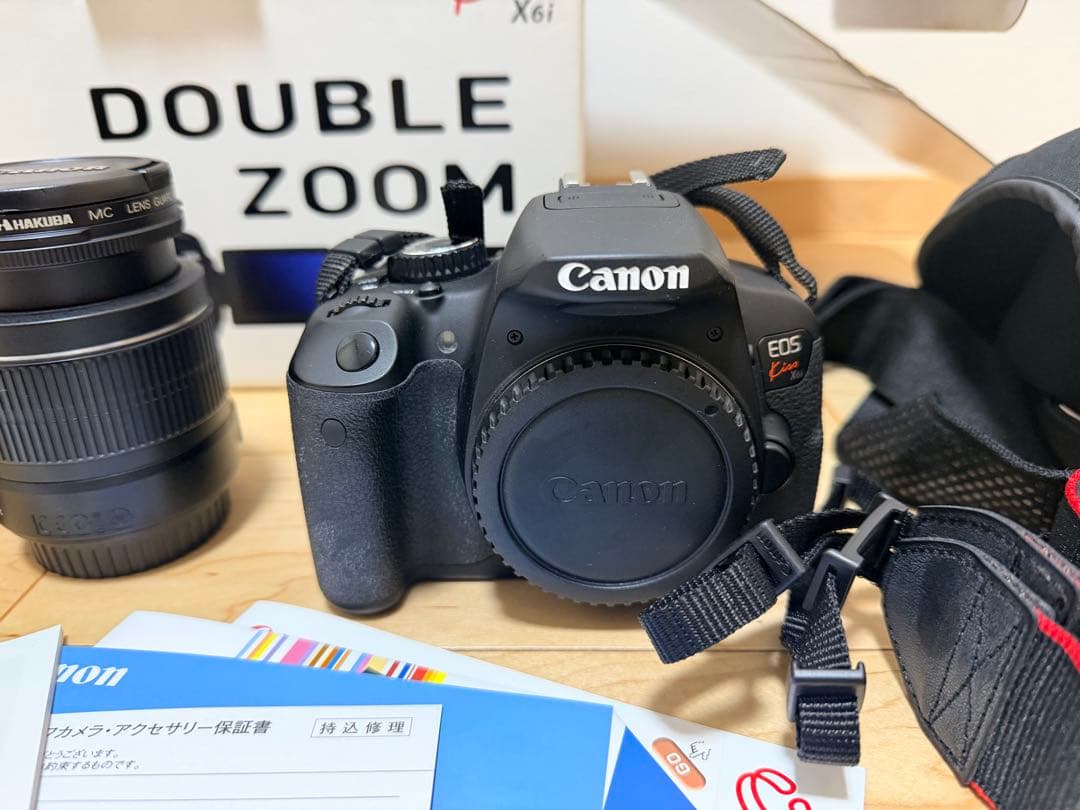 【美品】Canon キヤノン　ダブルズームキット　EOS Kiss6i