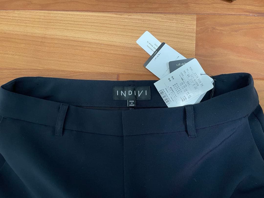新品 インディヴィ INDIVI スーツ ジャケット38/パンツ40