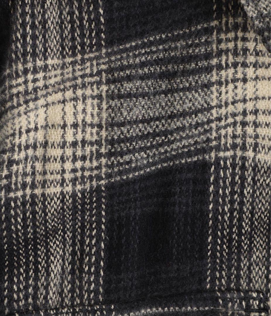 【新品タグ付】MINEDENIM オンブレチェックシャツ　【定価約4.6万】