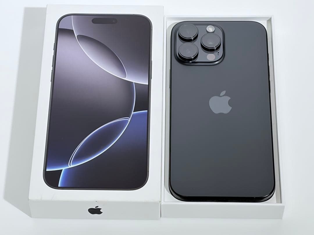 iPhone16 Pro Max 512GB ブラック ★希少 シャッター音