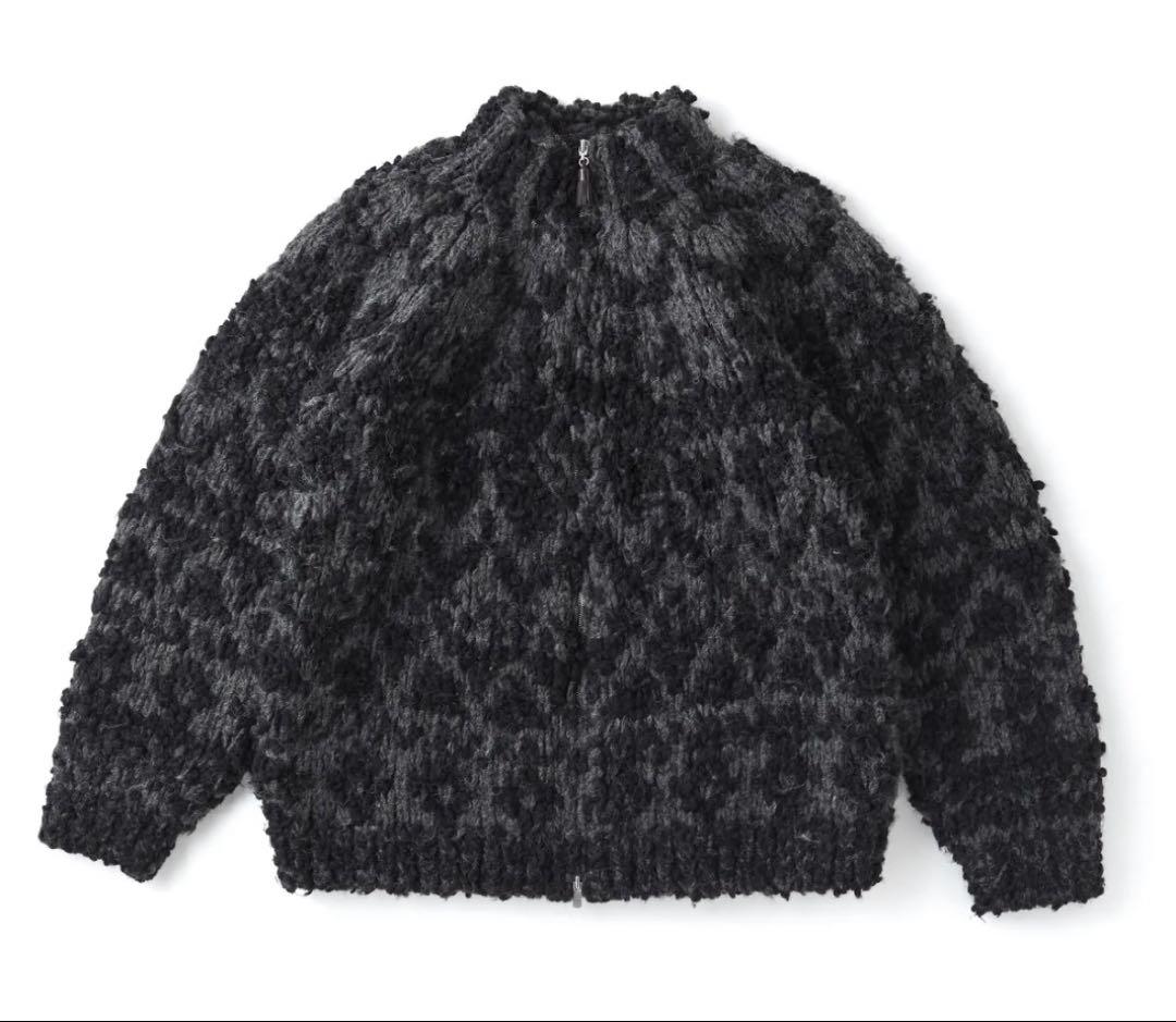 トップス OLDJOE NORDIC PATTERN HAND SWEATER