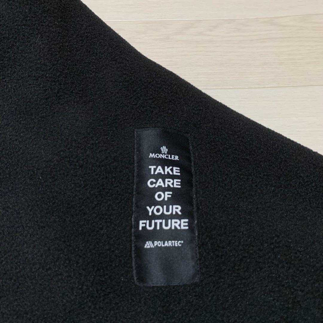 〔極美品〕モンクレール　袖ロゴ　パーカー　M ブラック　5P108