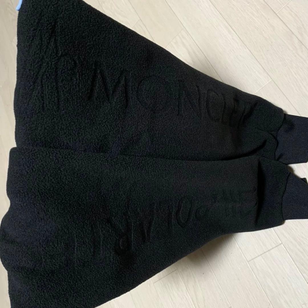 〔極美品〕モンクレール　袖ロゴ　パーカー　M ブラック　5P108