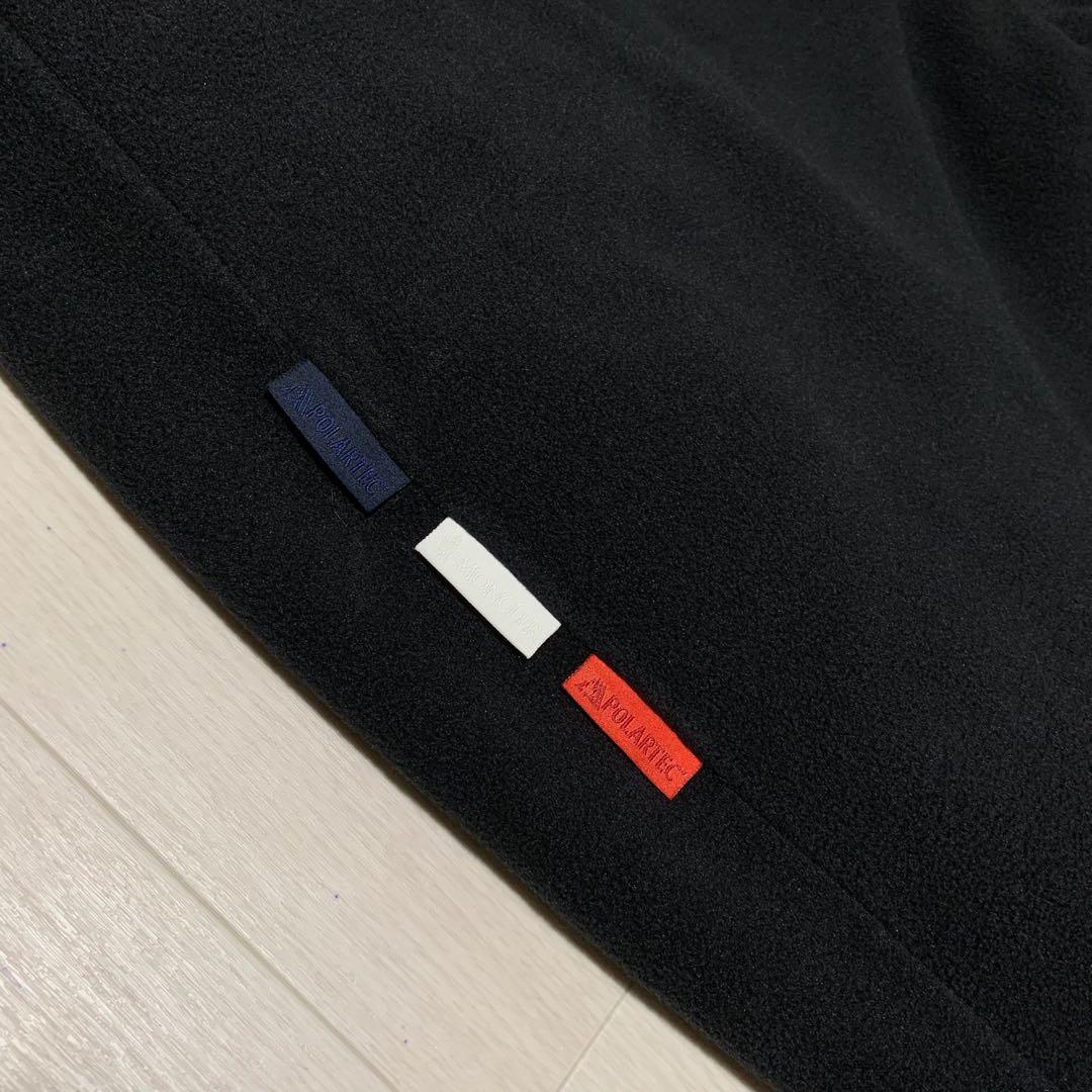 〔極美品〕モンクレール　袖ロゴ　パーカー　M ブラック　5P108