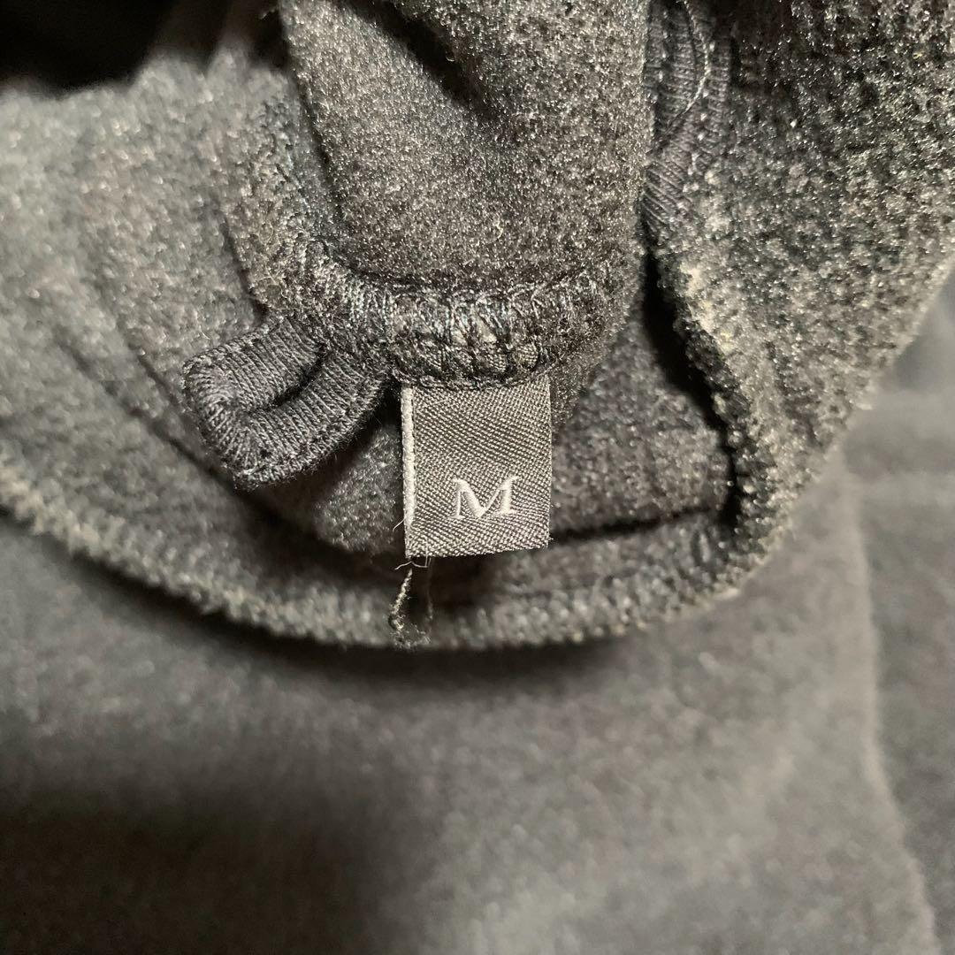 〔極美品〕モンクレール　袖ロゴ　パーカー　M ブラック　5P108