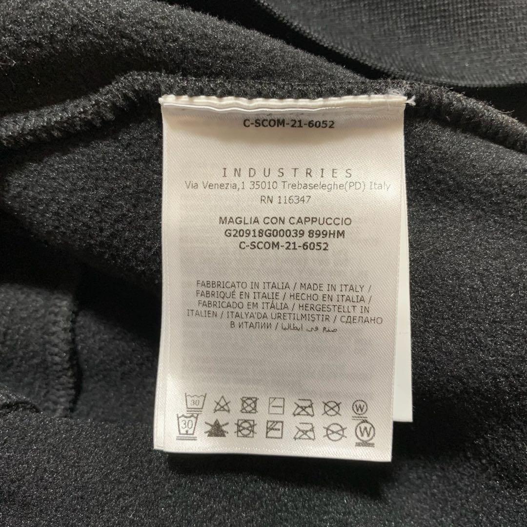 〔極美品〕モンクレール　袖ロゴ　パーカー　M ブラック　5P108