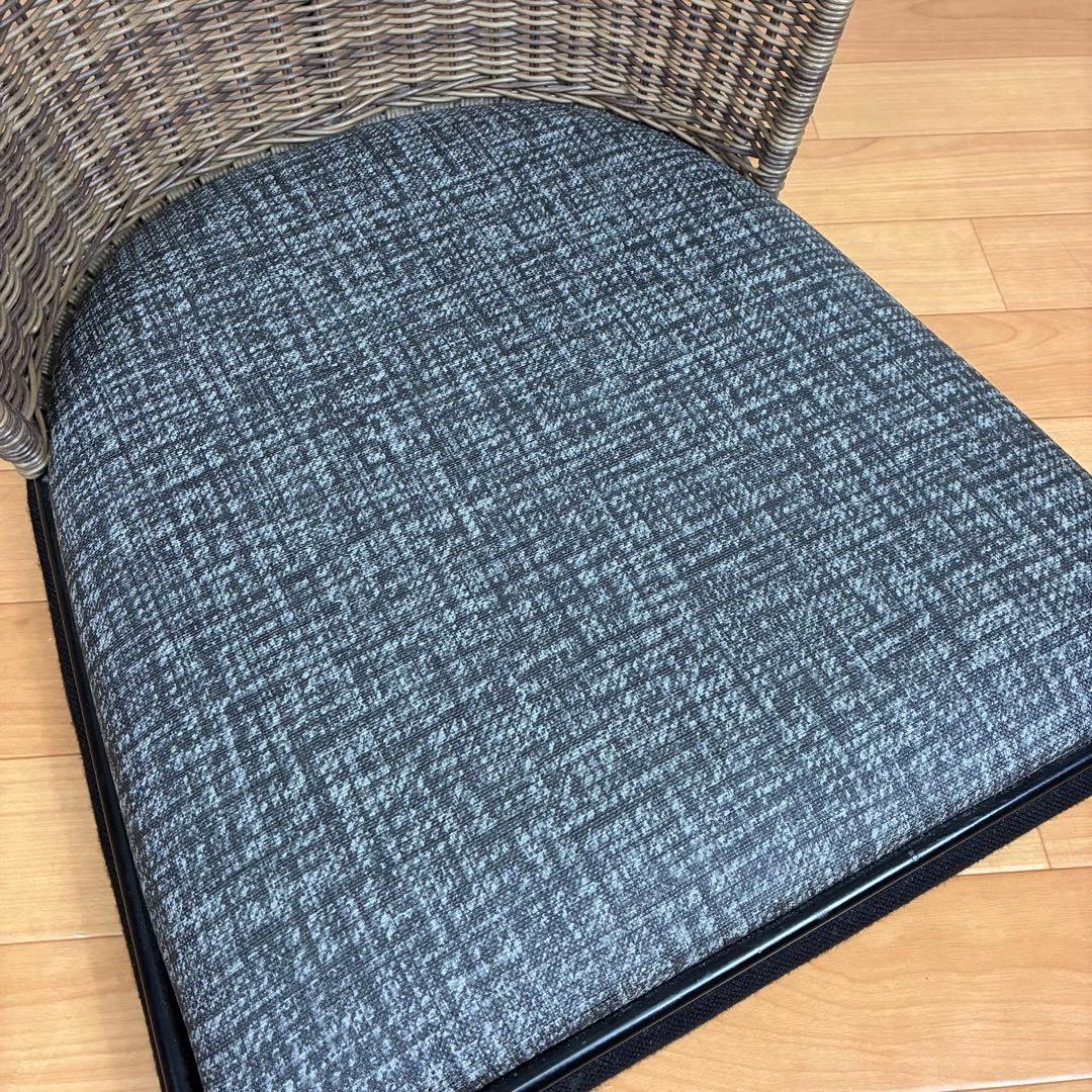 【美品】桜屋工業 舞2型 『CHERRY』 座椅子 ラタンチェア 2脚セット