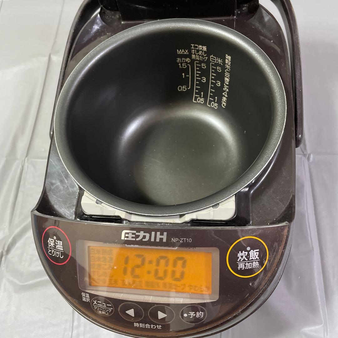 圧力IH炊飯器 NP-ZT10 ブラウン