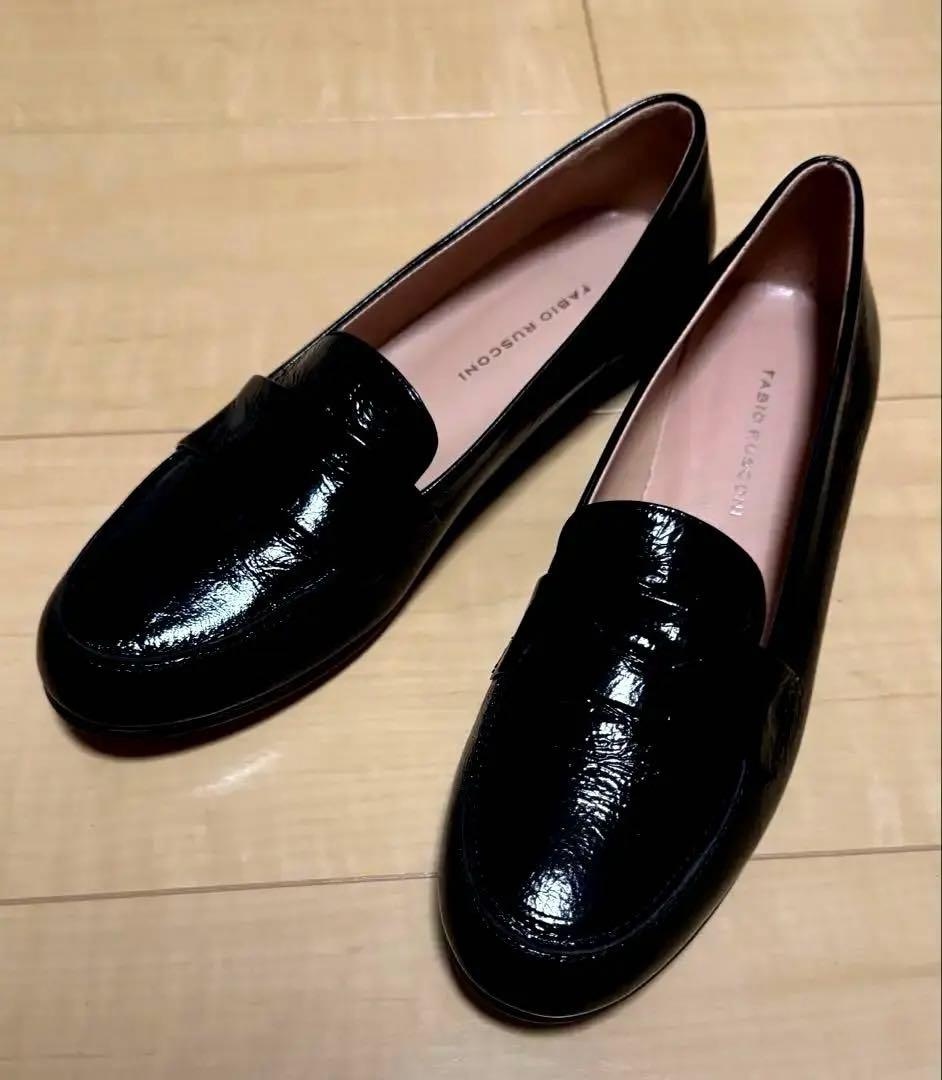 FABIO RUSCONI 美品ローファー36フラットシューズ