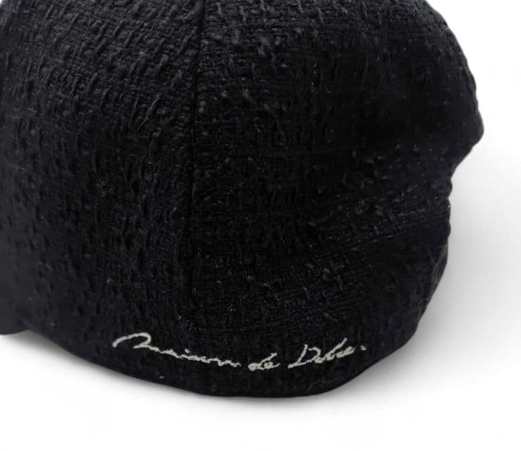 【Maison de Dolce.】24商品極美品ツイードキャップ F ブラック
