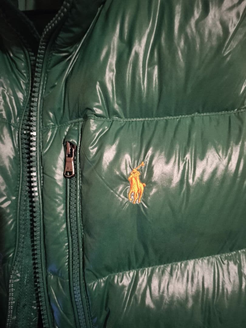 Polo Ralph Lauren グリーンダウンベスト サイズM