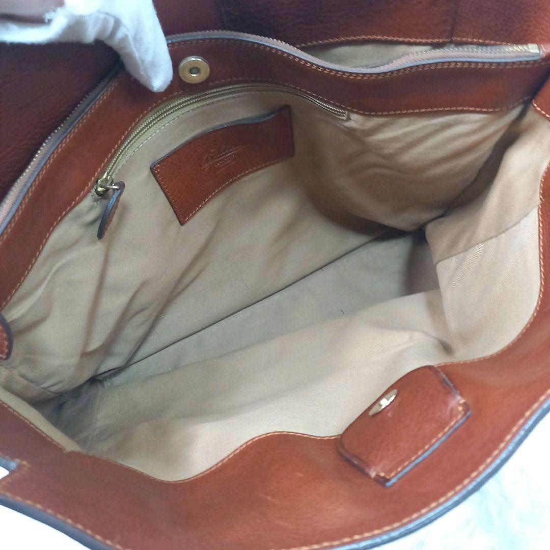 ボルドリーニ セレリア トートバッグ 肩掛け レザー ブラウン 赤茶 6853