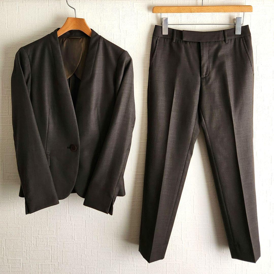 スーツカンパニー　×　レダ　レディース　パンツ　スーツ　ブラウン