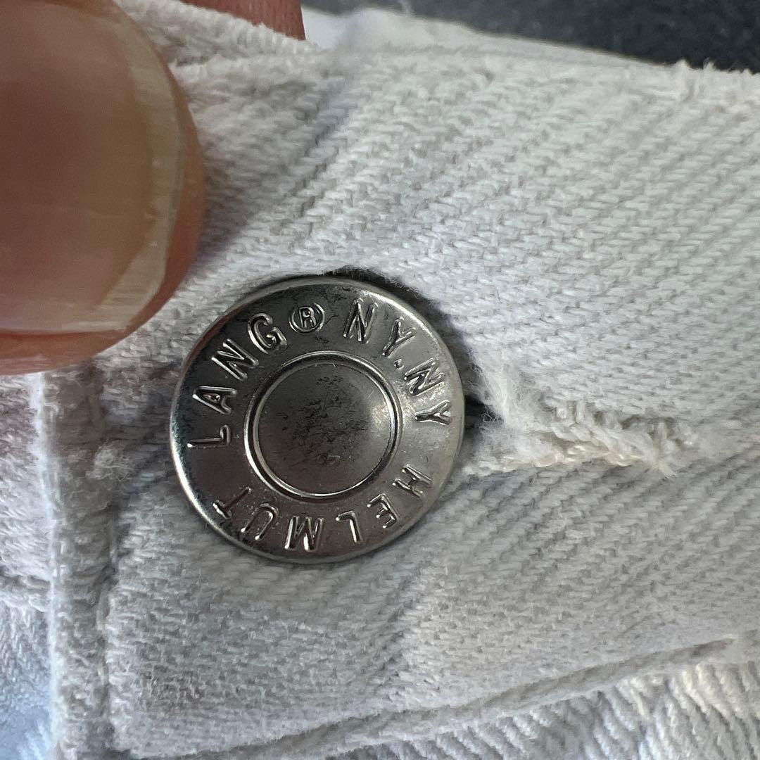 S*T様 超希少当時物新宿伊勢丹購入ヘルムートラングホワイトデニム29インチ