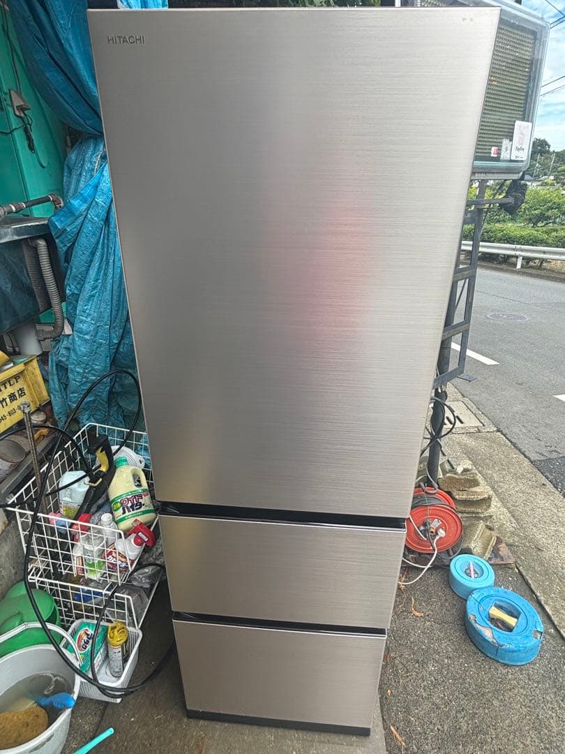 日立ノンフロン冷凍冷蔵庫　R-V38SVL　2023年製