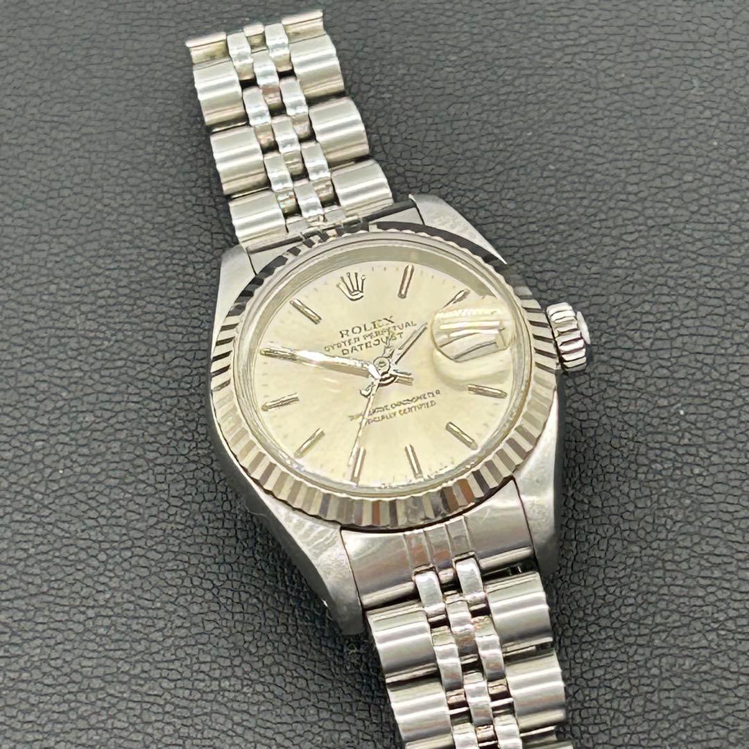 ROLEX ロレックス自動巻きオイスターパーペチュアルデイトジャスト WG/SS