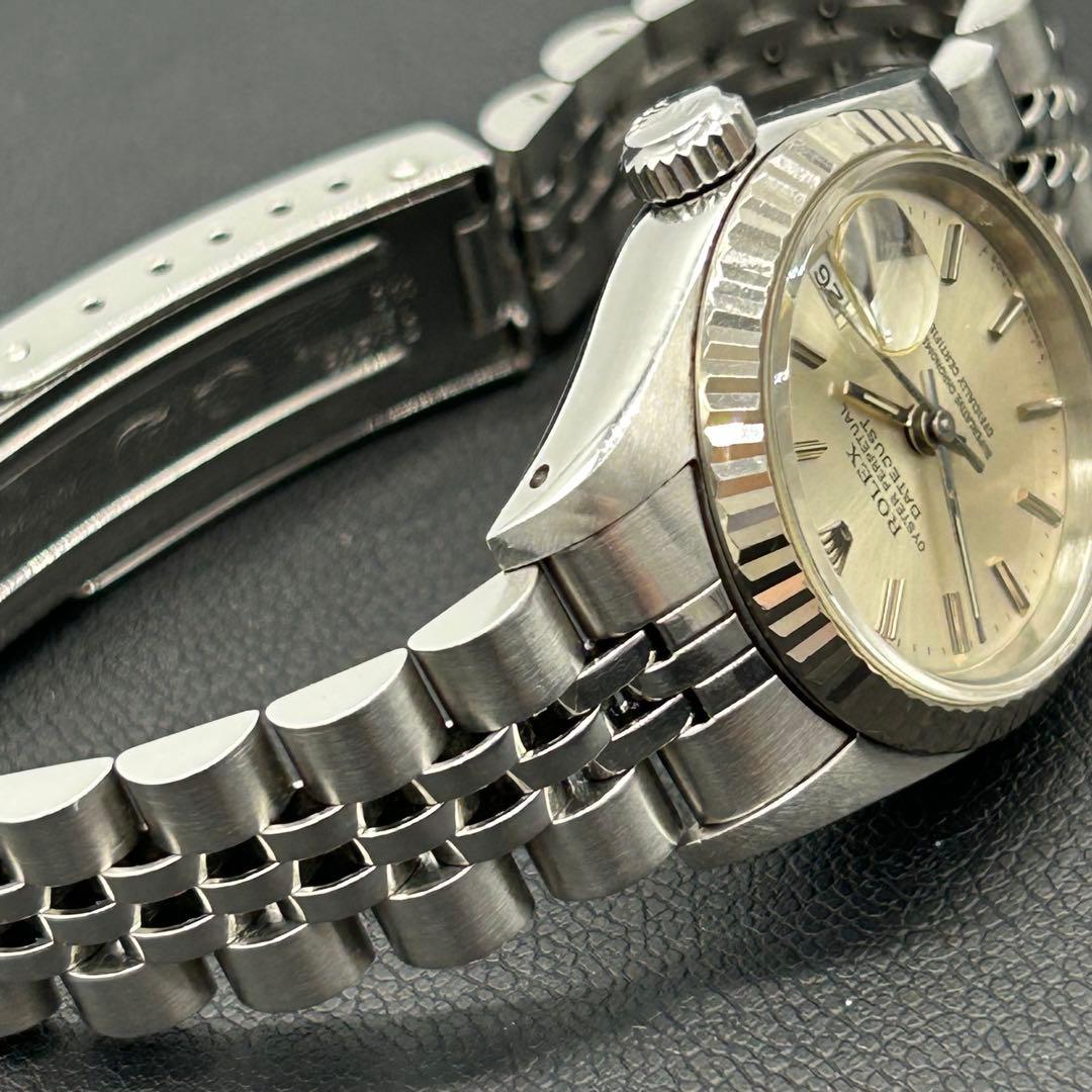 ROLEX ロレックス自動巻きオイスターパーペチュアルデイトジャスト WG/SS