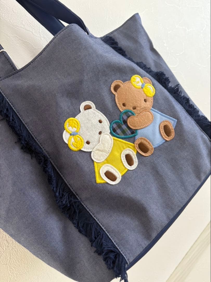 新品未使用　ファミリアショー2024春　リバティ柄　トートバッグ大