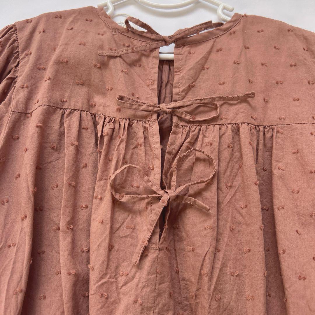 uhr dot mini dress ワンピース 3-4y pink