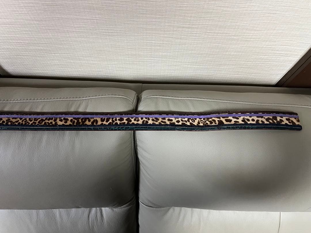 特価！！13,600円→10,000円！！　エトロ　レオパード柄 レザー ベルト