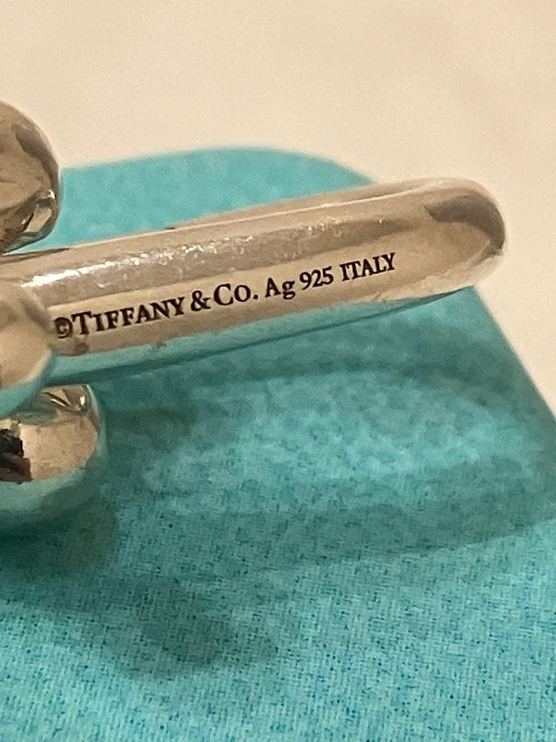 Tiffany ハードウェア　ラージ リンク ブレスレット スターリングシルバ