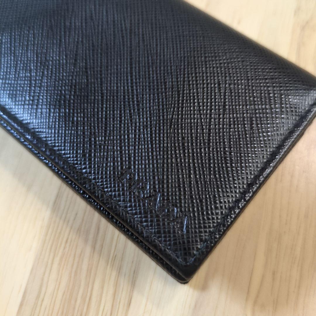 プラダ　PRADA　ブラック　名刺入れ　カードケース