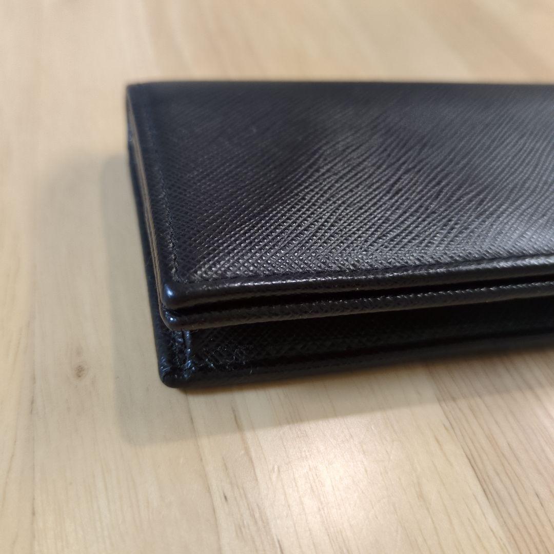 プラダ　PRADA　ブラック　名刺入れ　カードケース