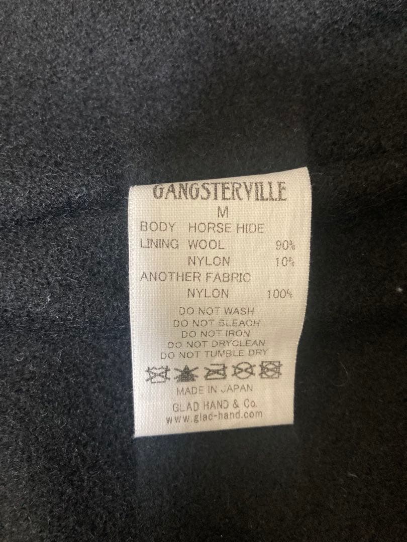 GANGSTERVILLE 30's カーコート ホースハイド M