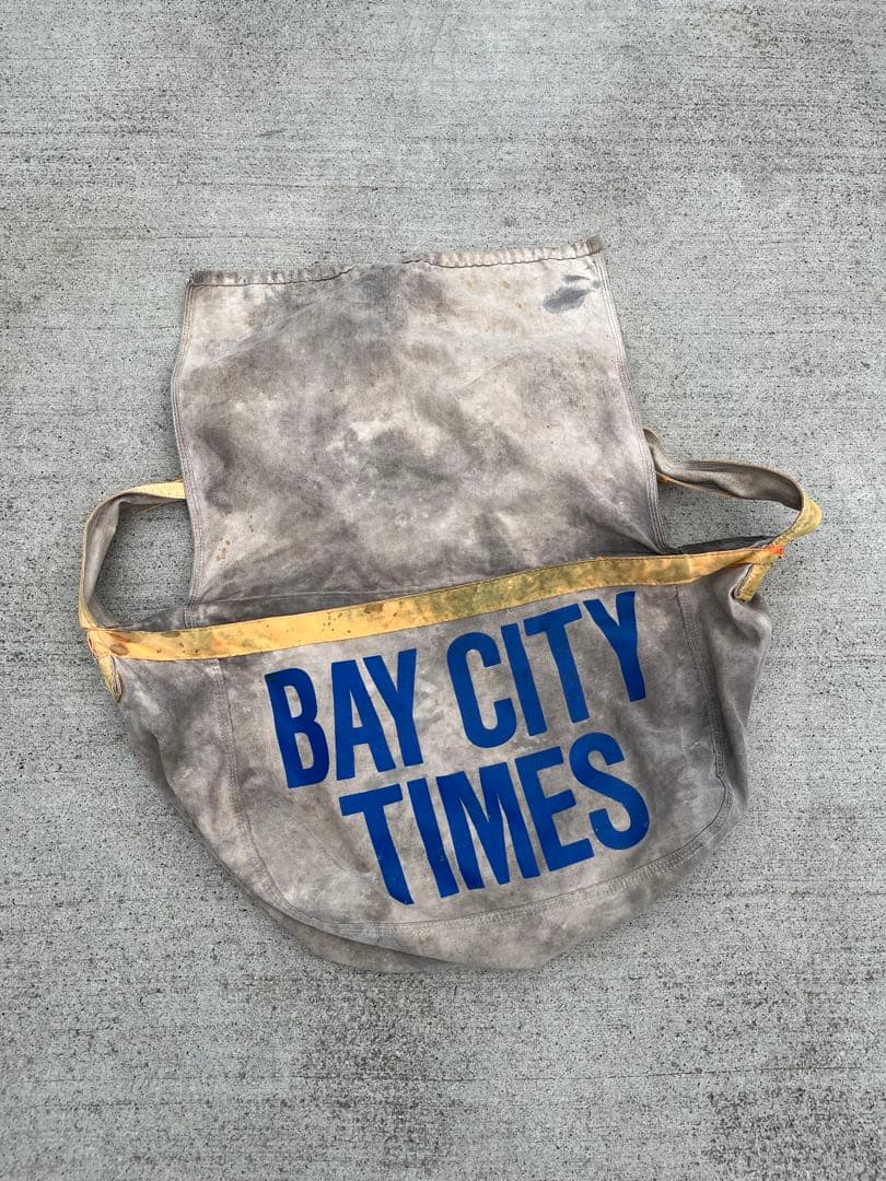 60s News Paper Bag ニュースペーパーバック　ヴィンテージ