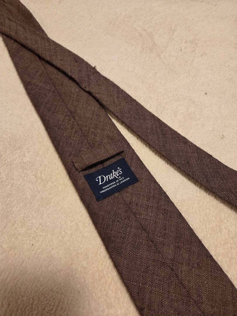 ドレイクス/ブラウンシルクタイ