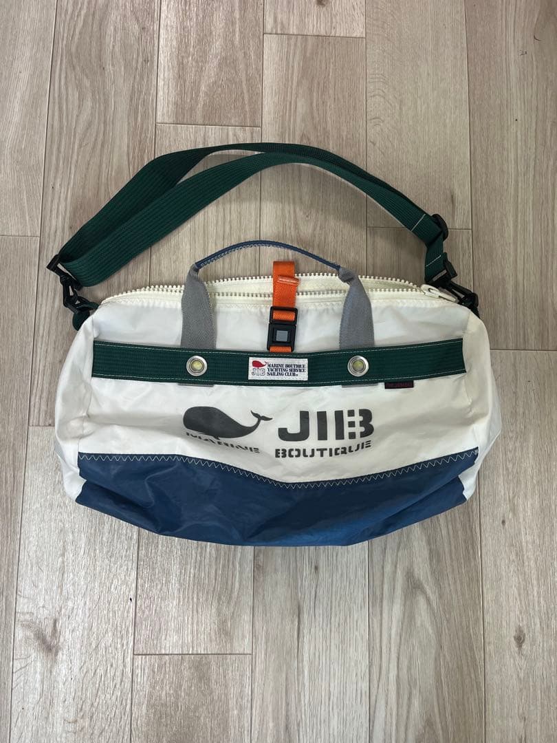 【極美品】JIB ジブ　ボーダーダッフルバッグ Sサイズ