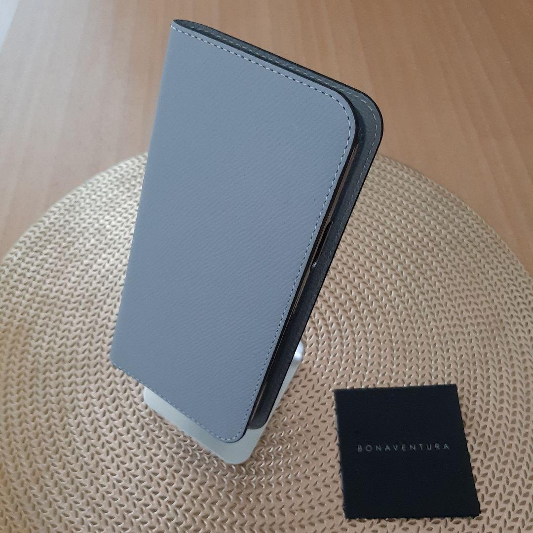 【ボナベンチュラ】 ダイアリーケース iPhone 14 Plus, ブルーリン
