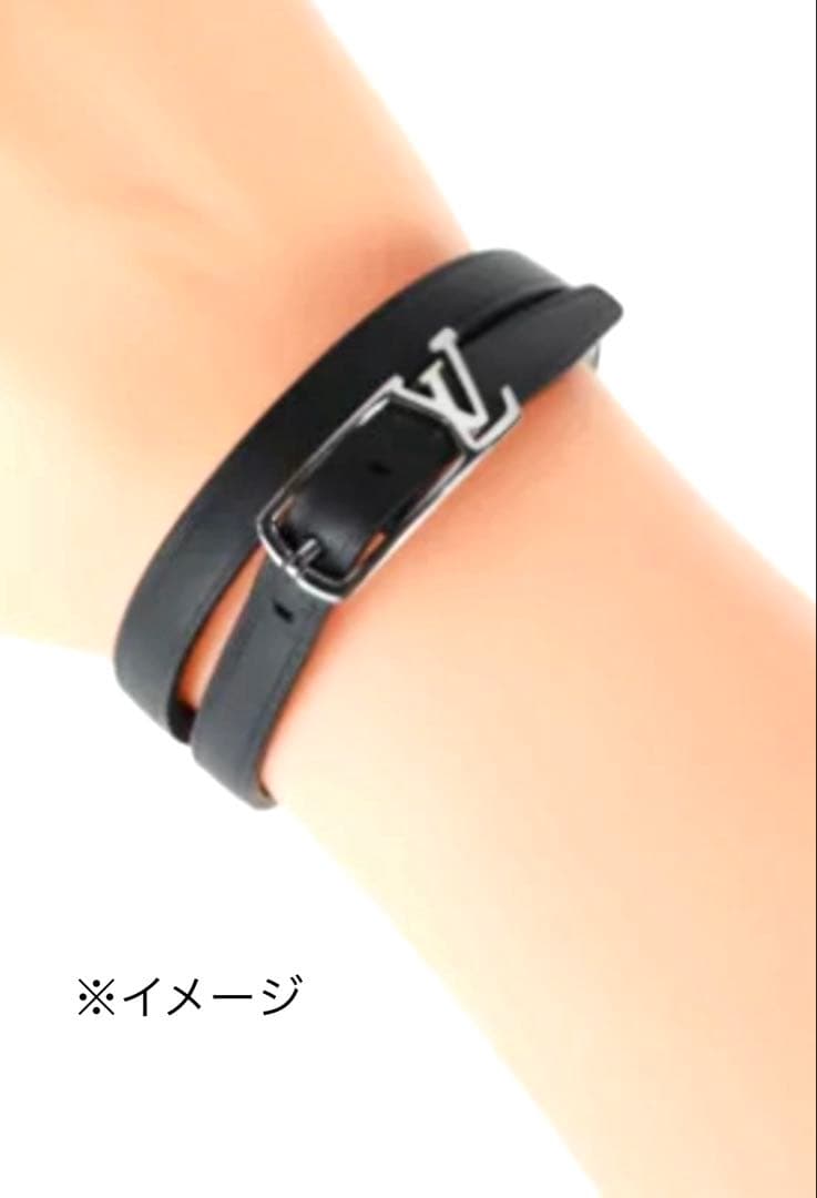 LOUIS VUITTON ブラスレ ネオグラム 2連 シルバー金具