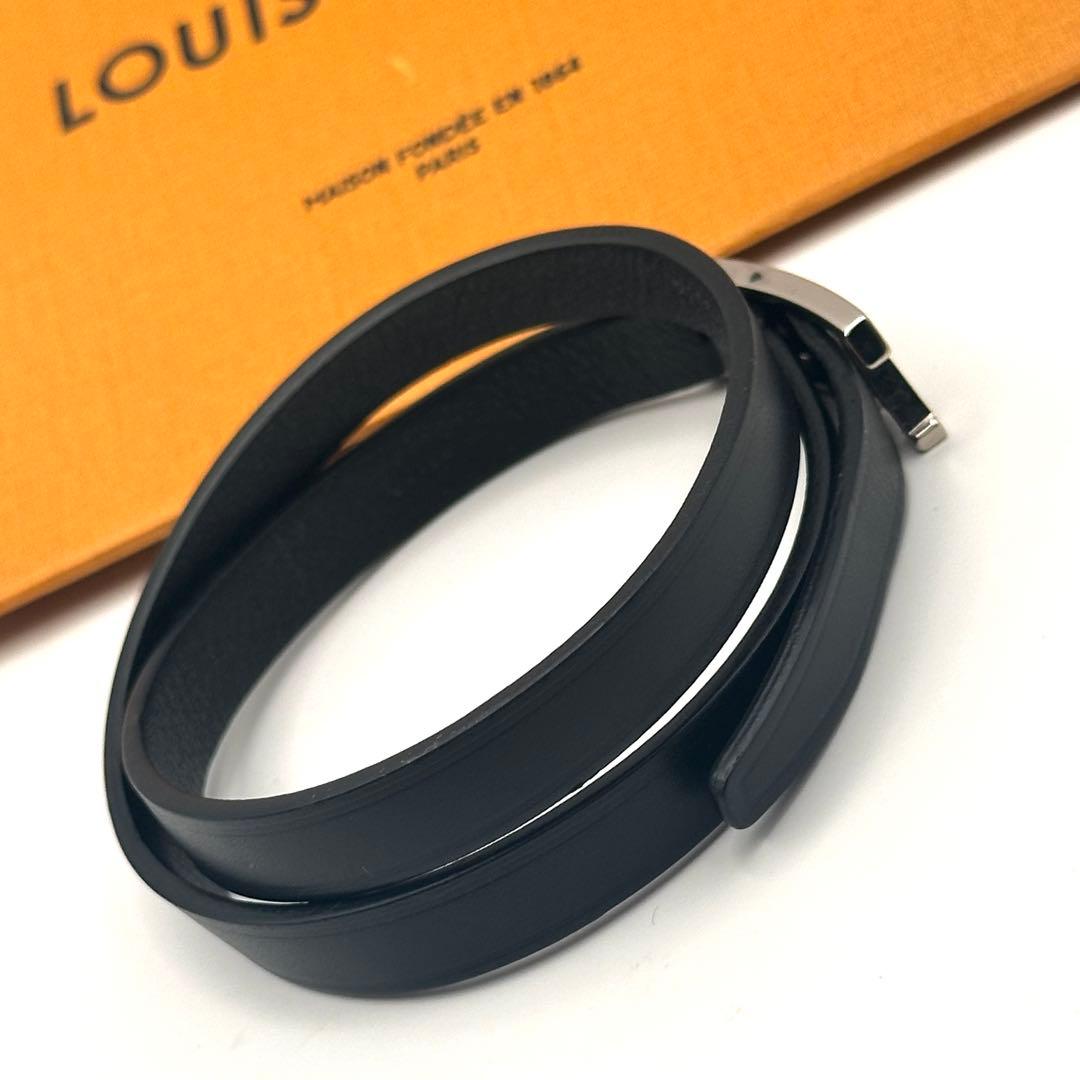 LOUIS VUITTON ブラスレ ネオグラム 2連 シルバー金具