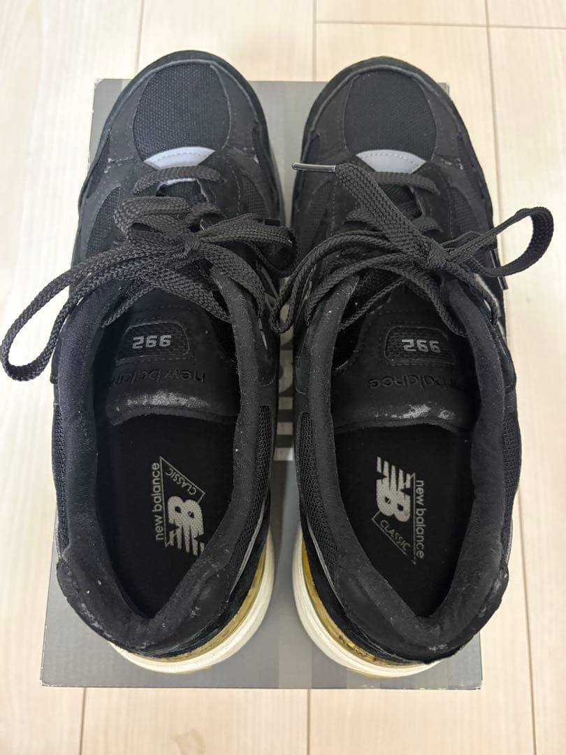 New Balance M992BL ブラック US8.5/26.5cm