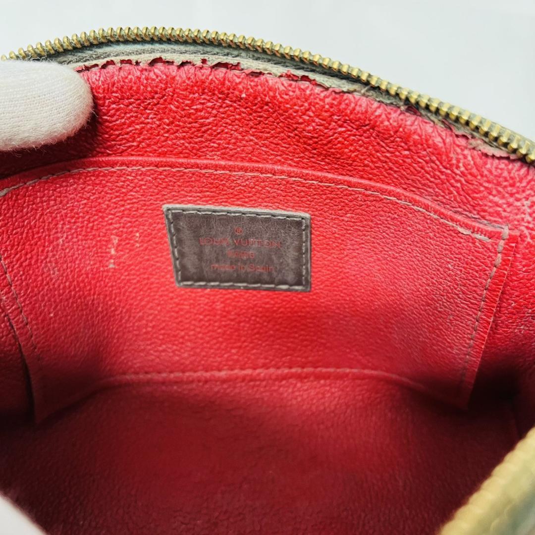 A1088 ルイ・ヴィトン ダミエ エベヌ ポッシュ コスメティックポーチPM